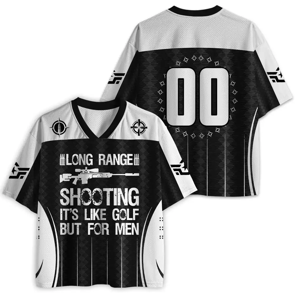 Maturelion Long Range Shooting It's Like Golf But For Men Mesh Jersey