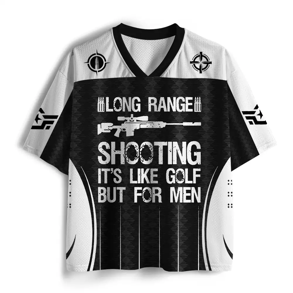 Maturelion Long Range Shooting It's Like Golf But For Men Mesh Jersey