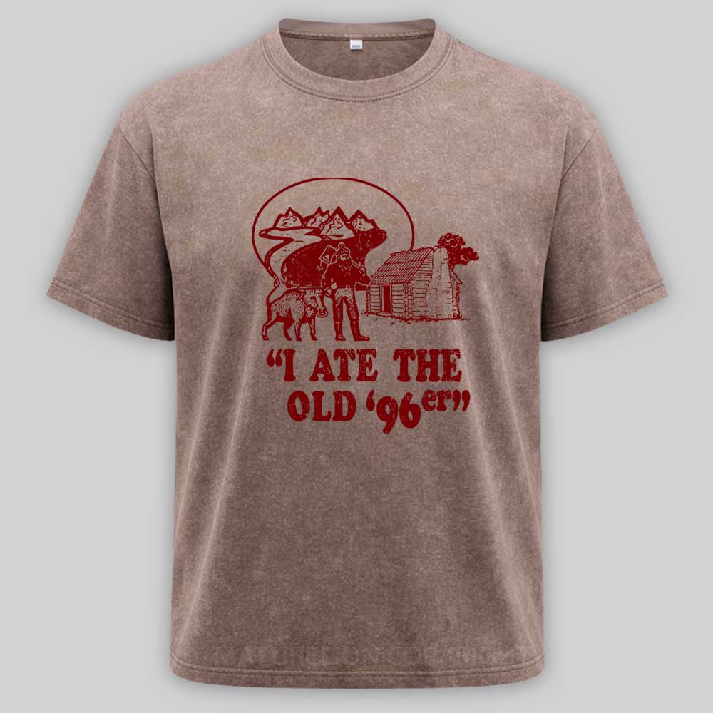 Maturelion Old 96er Funny 80s Washed T-shirt