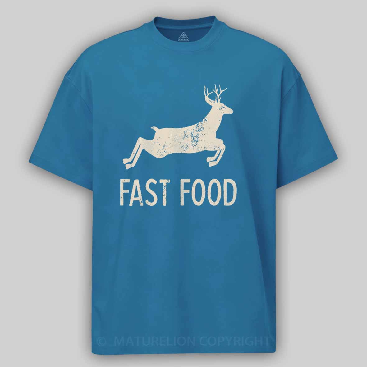 Maturelion Fast Food Funny Men Hunting Unisex Cotton T-shirt 