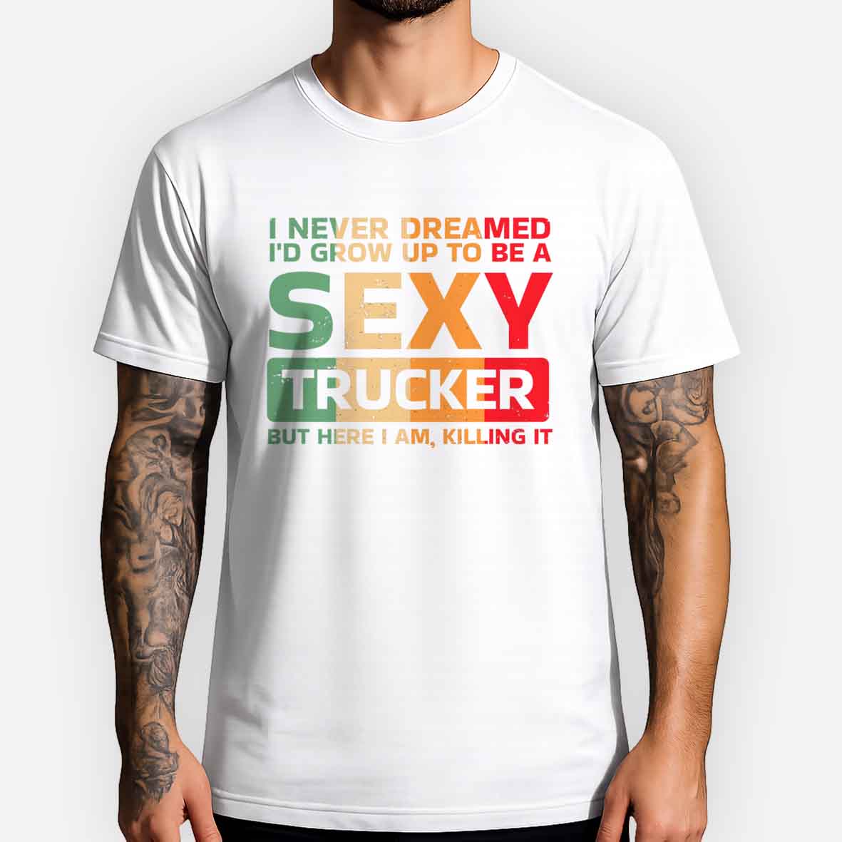 Maturelion trucker Cotton T-shirt