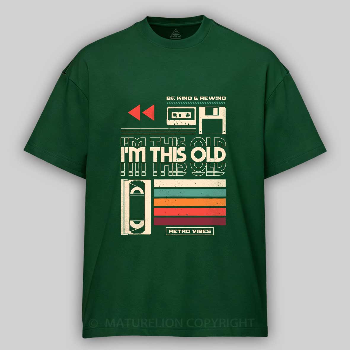 Maturelion I'm This Old V2 Cotton T-shirt