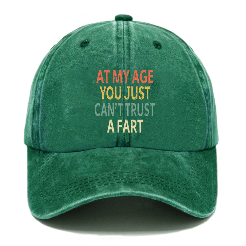Elderly Funny At My Age You Just Can't Trust a Fart Essential Cap-Maturelion