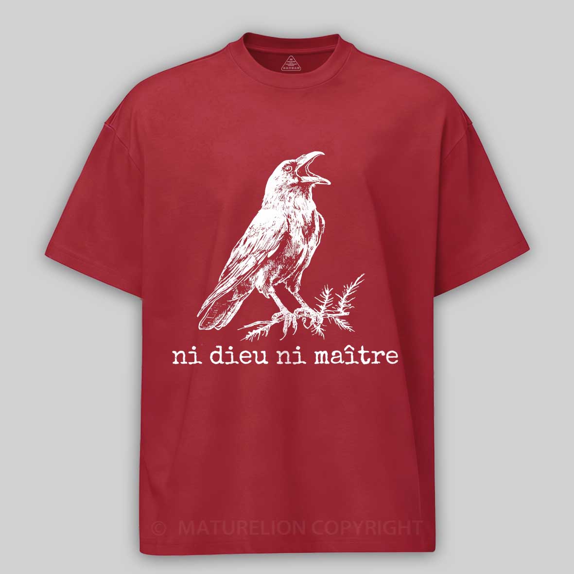 Maturelion Ni Dieu Ni Anti-Authoritarian Cotton T-shirt