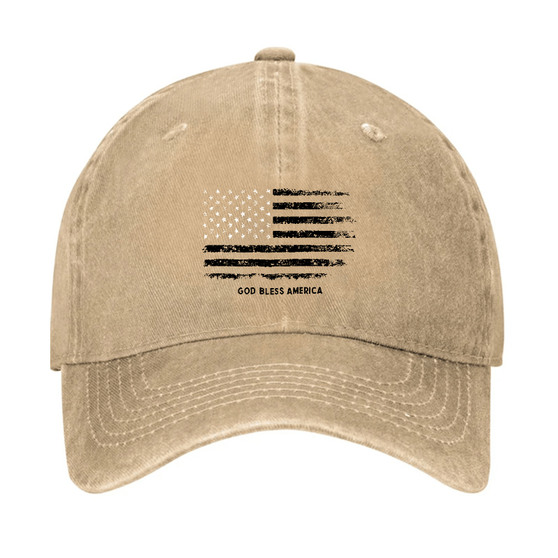 USA Flag God Bless America Cap-Maturelion