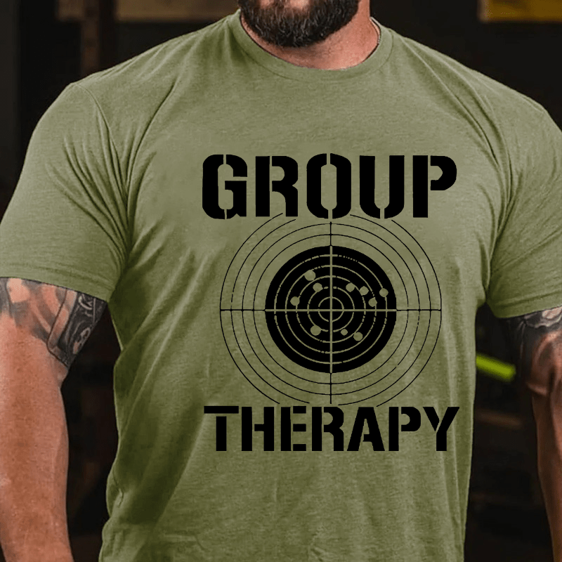 Maturelion Group Therapy Unisex Cotton T-shirt (Free Customization)