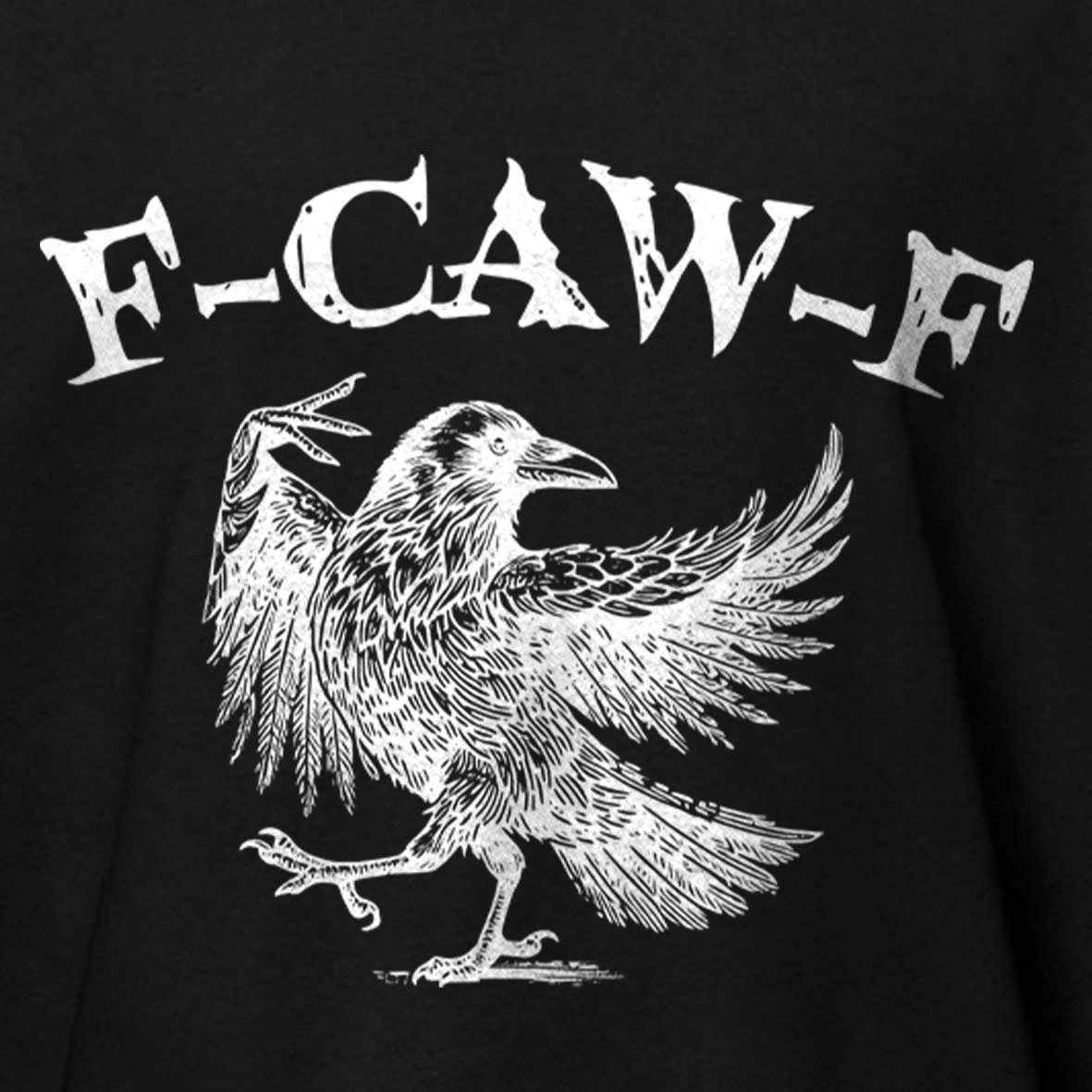 Maturelion Men's T-Shirt F-Caw-F Cotton T-Shirt