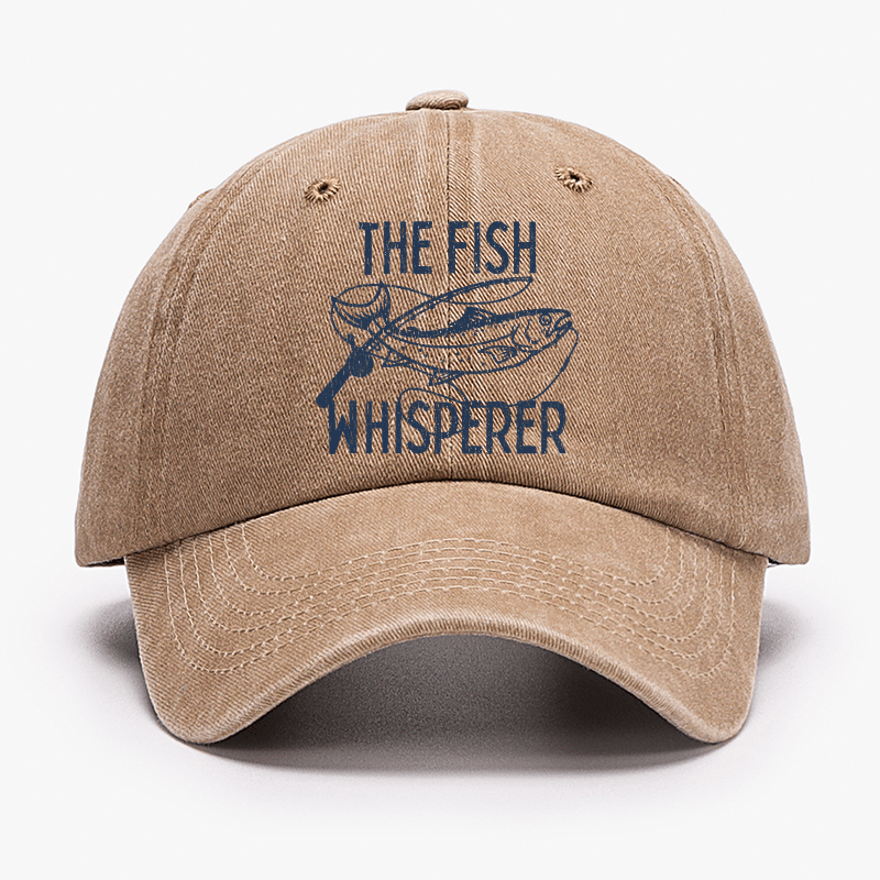 The Fish Whisperer Funny Fishing Cap -Maturelion