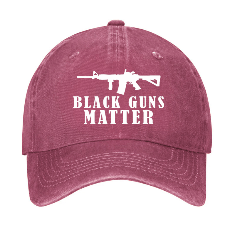 Black Guns Matter Cap (Free Customization)-Maturelion