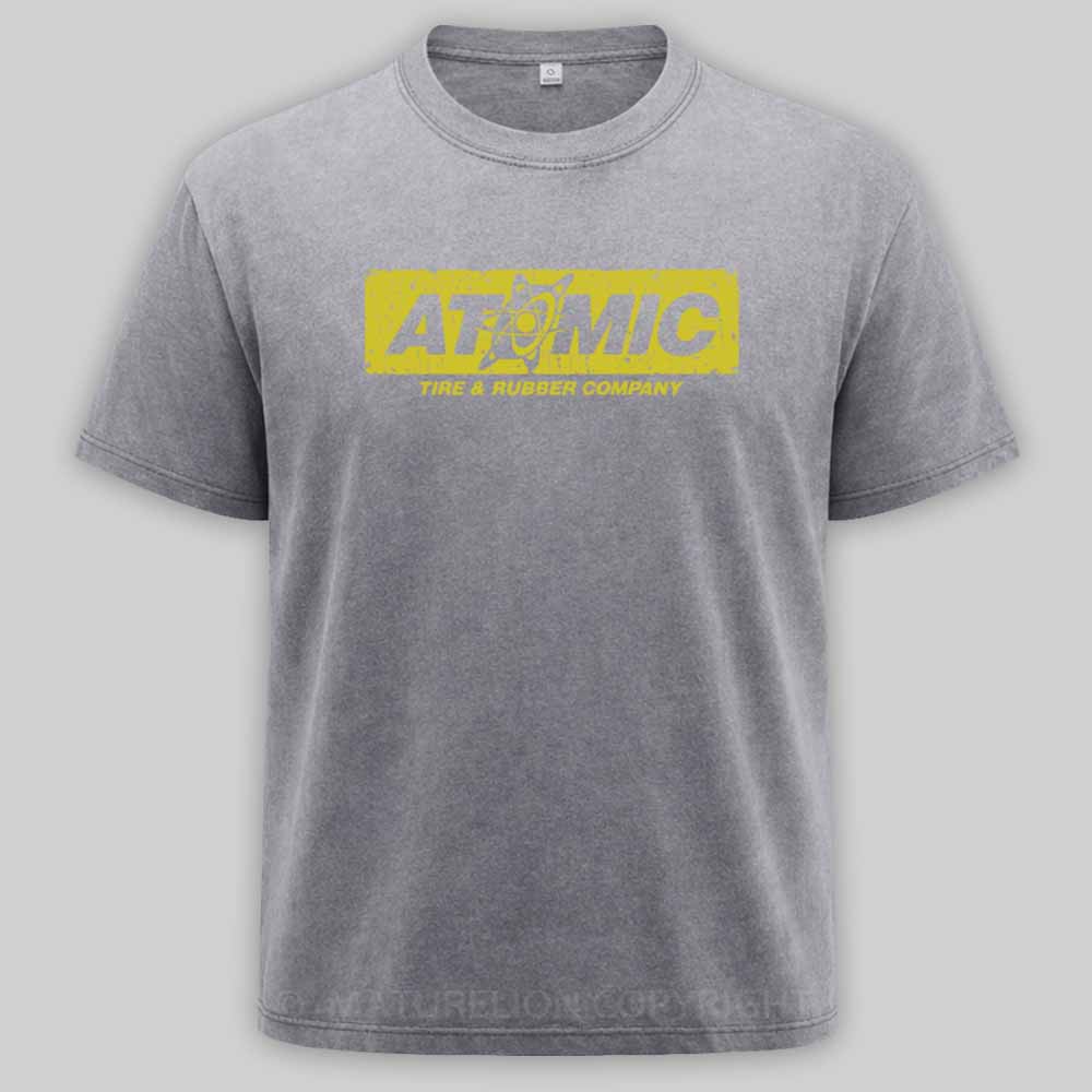 Maturelion Atomic Tire & Rubber Co. 2004 Washed T-shirt