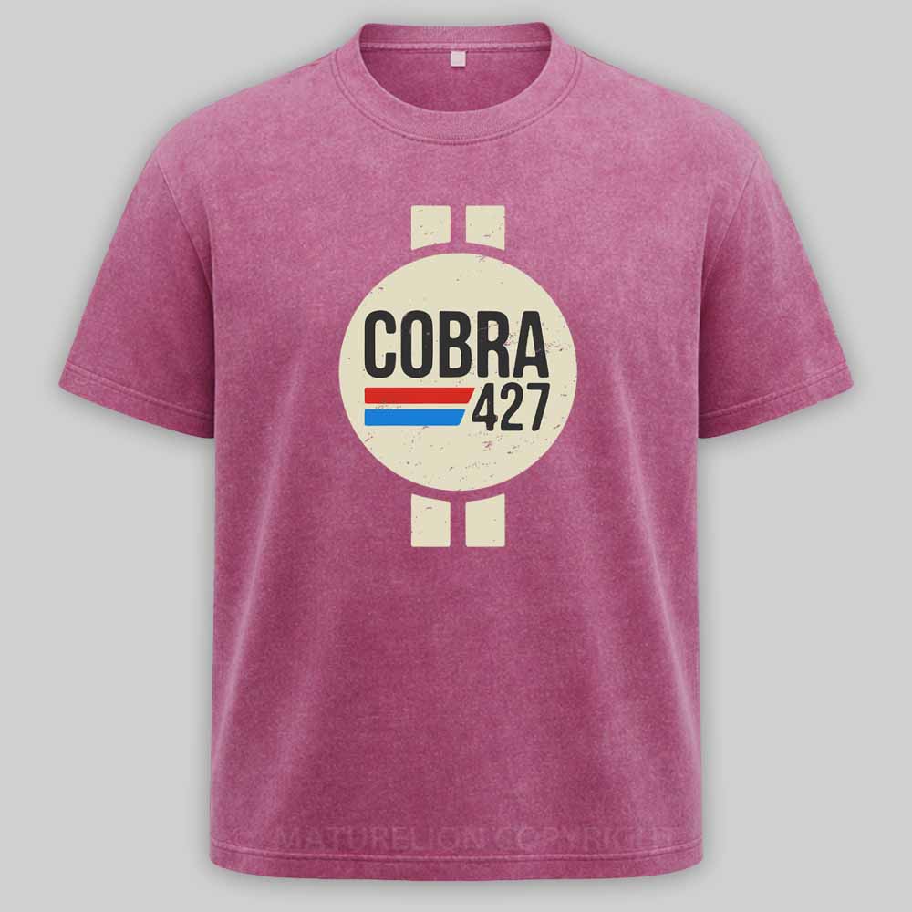 Maturelion Cobra 427 Retro Logo Washed T-shirt
