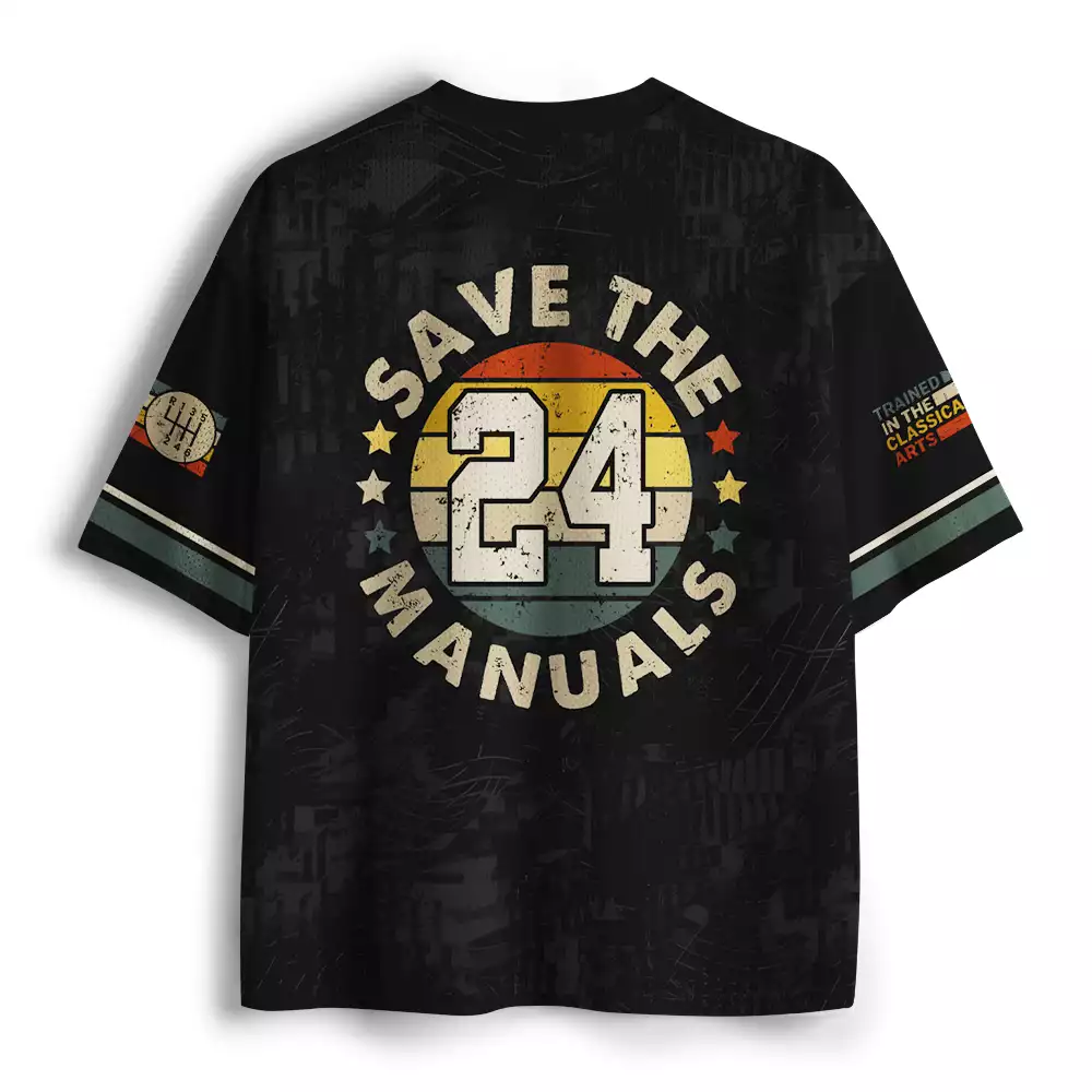 Maturelion Trained in The Classical Arts - Grunge Retro Manual Car Mesh Jersey