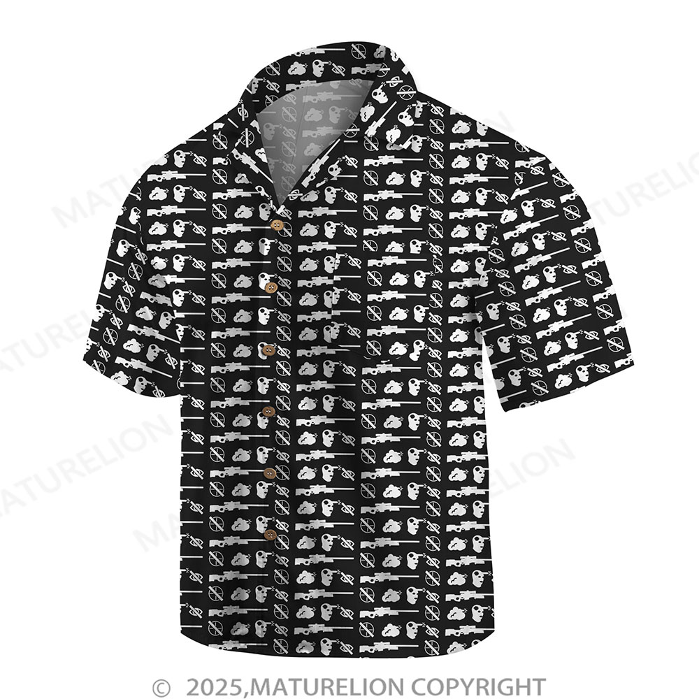 Maturelion Men's Hawaiian Shirt Tiki Bar Hawaiian Shirt