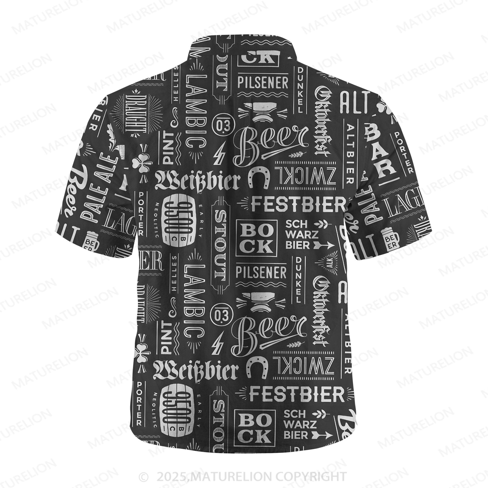 Maturelion Sunset Vibes Button Up Shirt