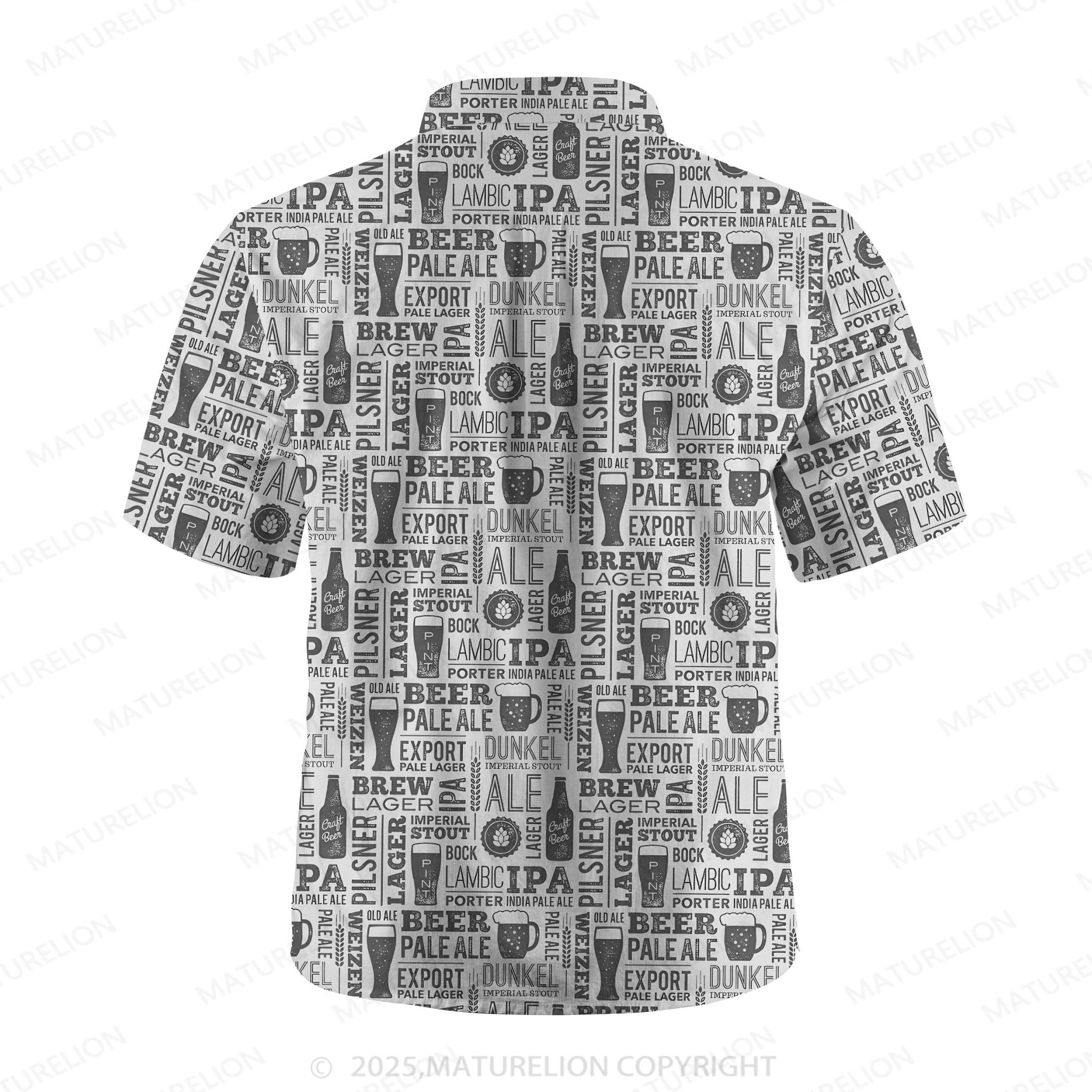 Maturelion Surf and Sand Button Up Shirt