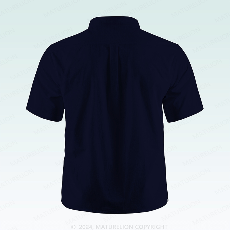 Maturelion St. Patrick's Button Pocket ShirtLucky Tropical Vibes from the 50s Hawaiian Shirt