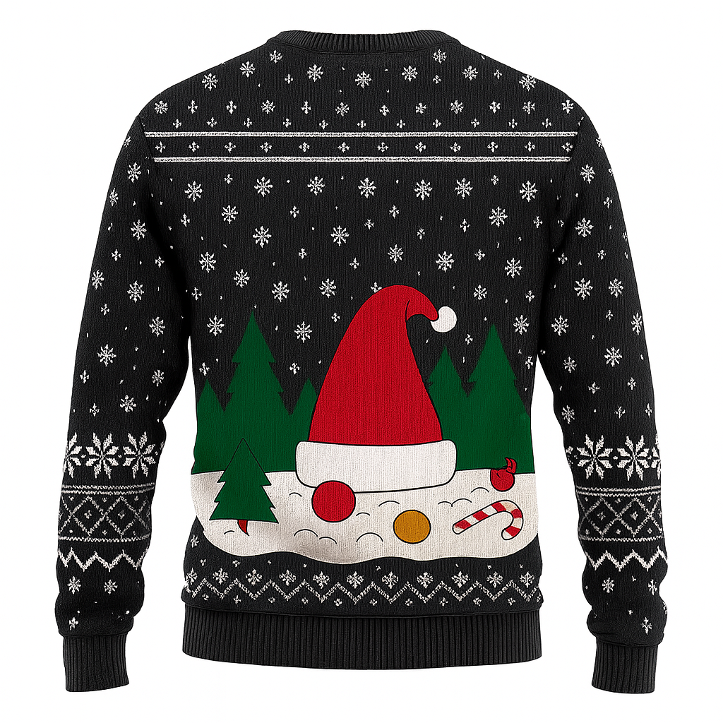 Maturelion Soft Graphic Funny Christmas Ugly Sweater