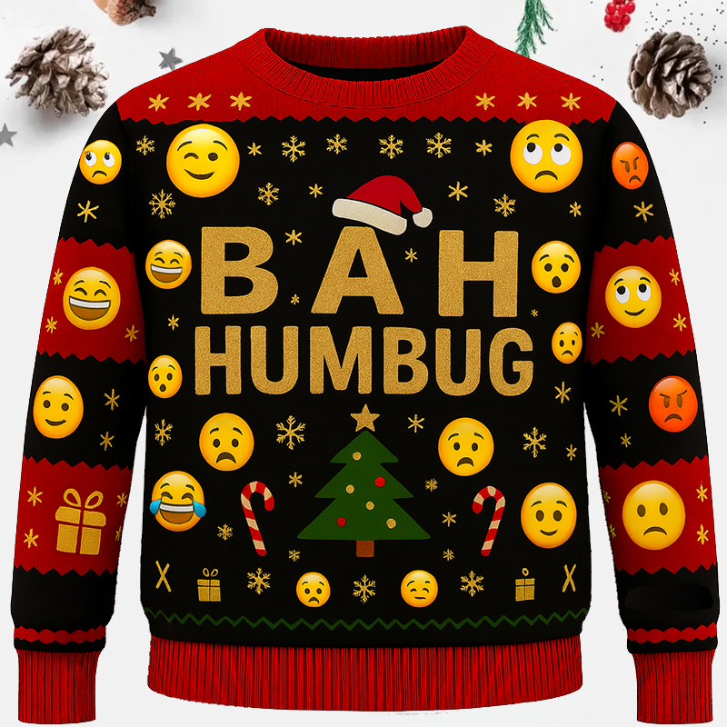 Matuerlion Bah, Humbug Christmas Ugly Sweater