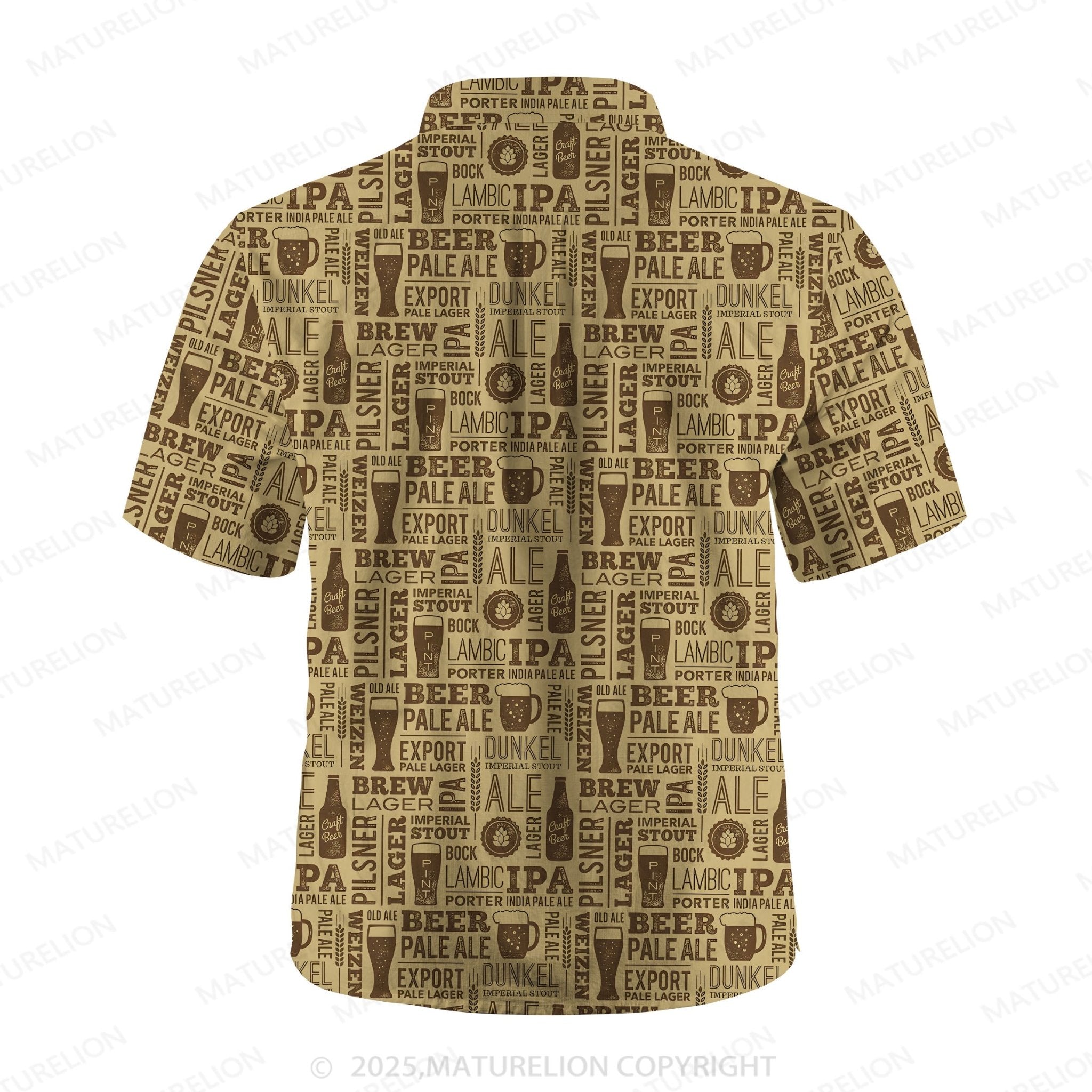 Maturelion Surf and Sand Button Up Shirt