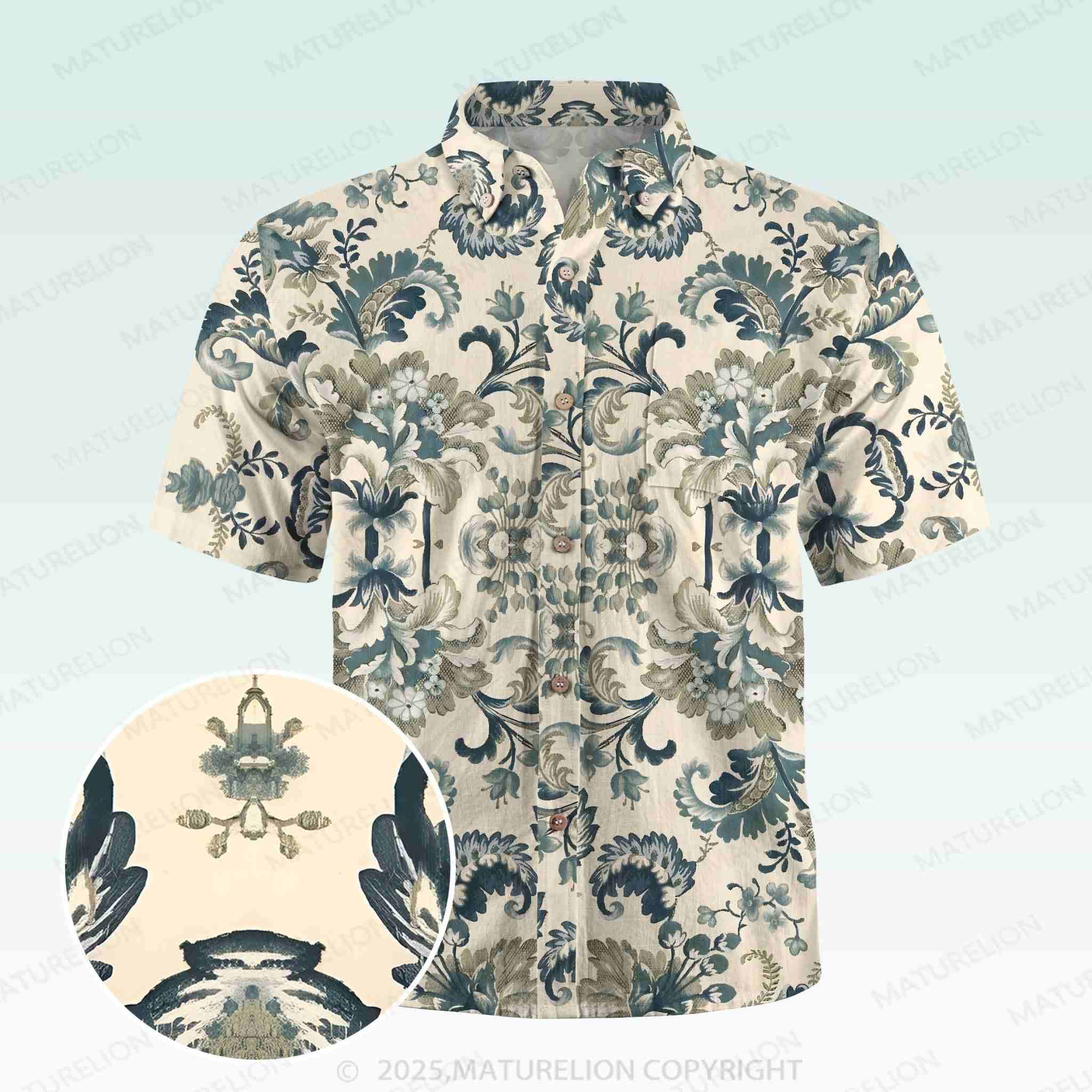 Maturelion Men's Hawaiian Shirt Endearing Playful Hawaiian Shirt-Maturelion