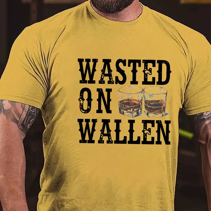 Wasted On Wallen Cotton T-shirt-Maturelion