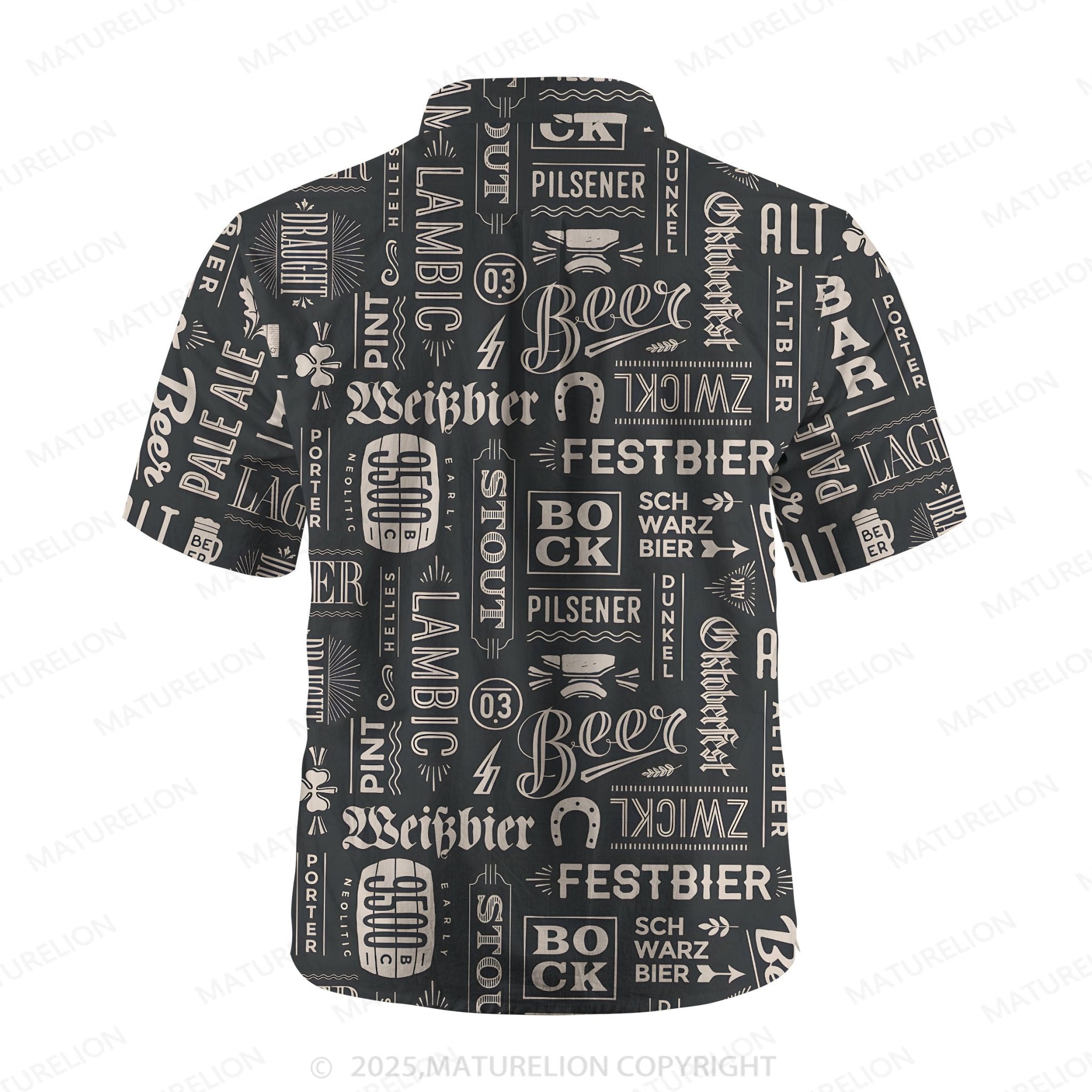 Maturelion Sunset Vibes Button Up Shirt