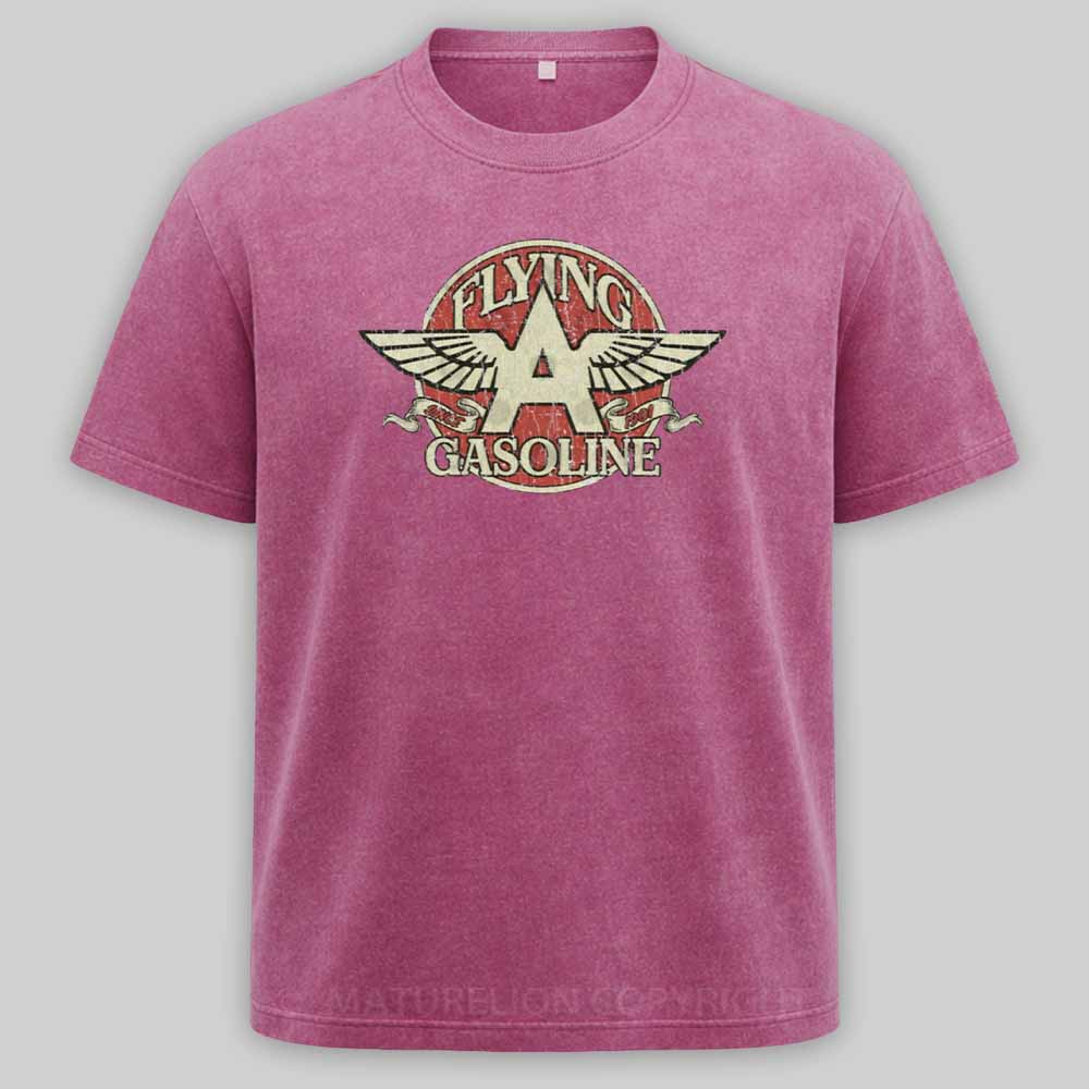 Maturelion Flying A Gasoline 1901 Washed T-shirt