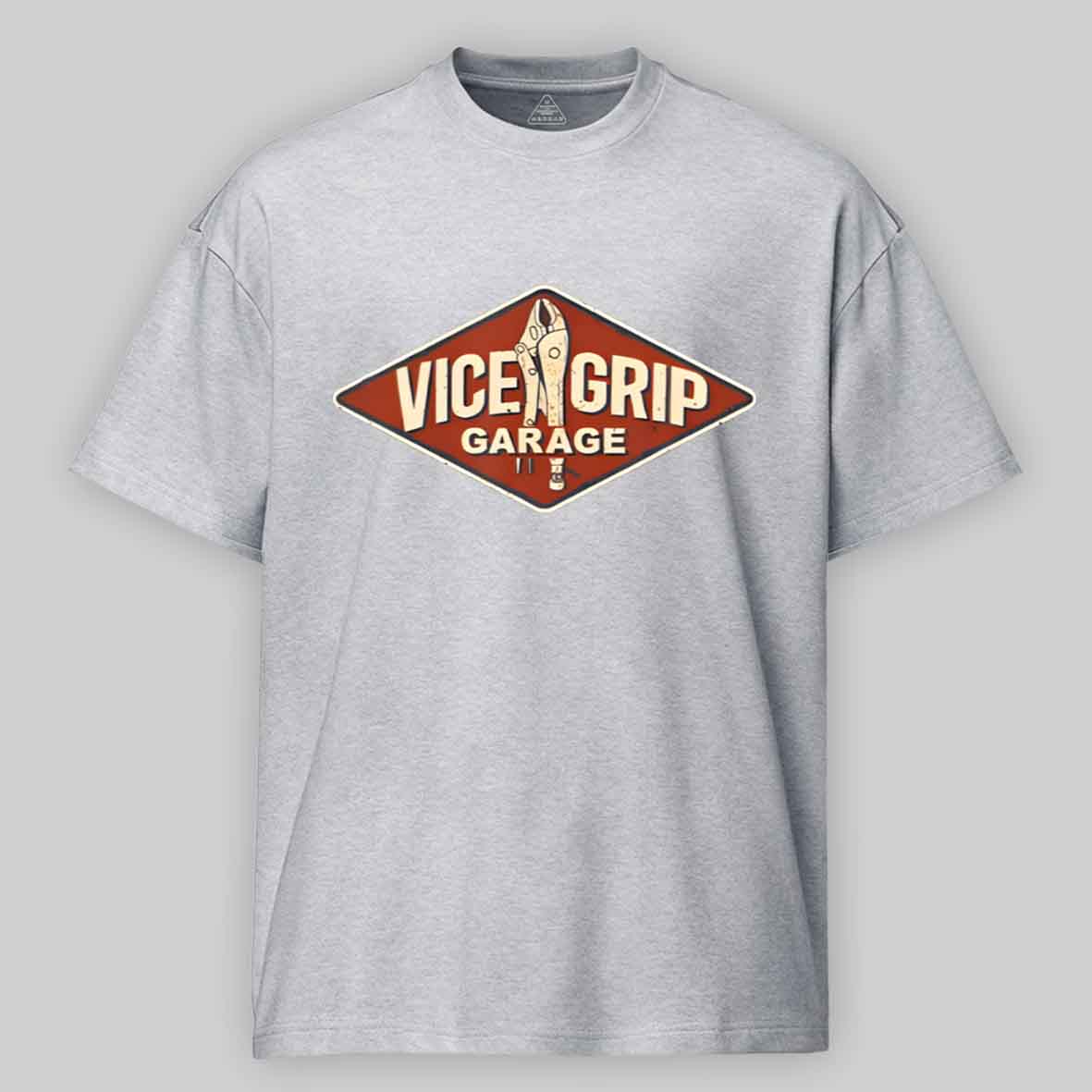 Maturelion Vice Grip Garage Mechanic Dad Joke Handy Grandpa Cotton T-shirt