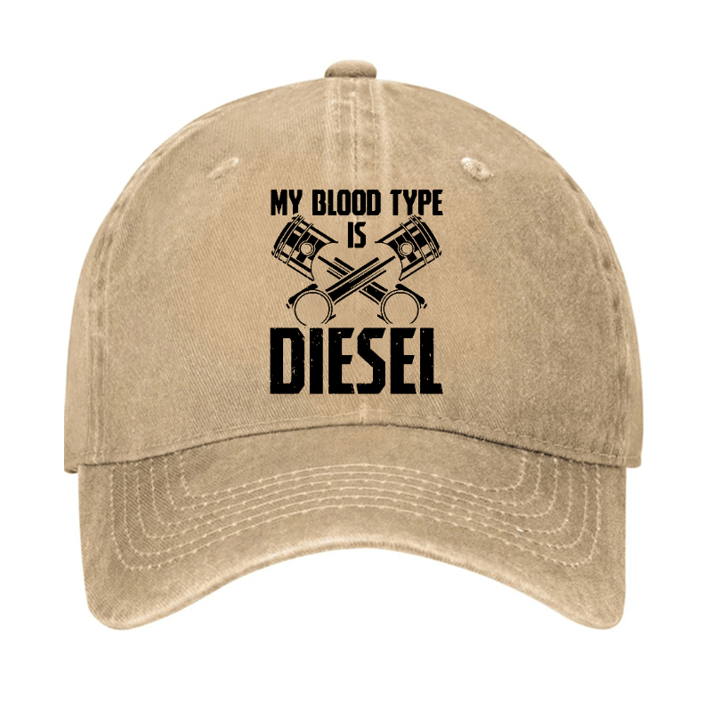 My Blood Type Is Diesel Posters Cap-Maturelion