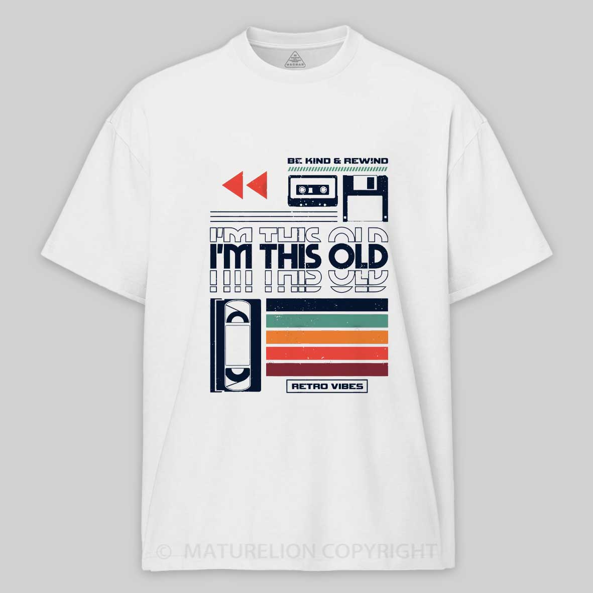 Maturelion I'm This Old V2 Cotton T-shirt