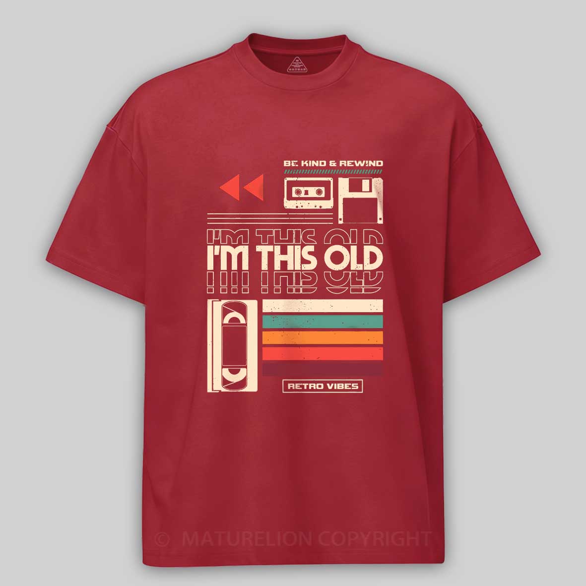 Maturelion I'm This Old V2 Cotton T-shirt