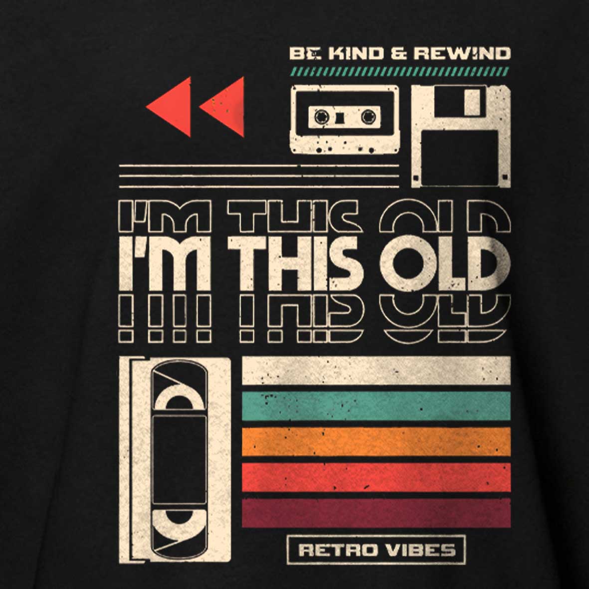 Maturelion I'm This Old V2 Cotton T-shirt