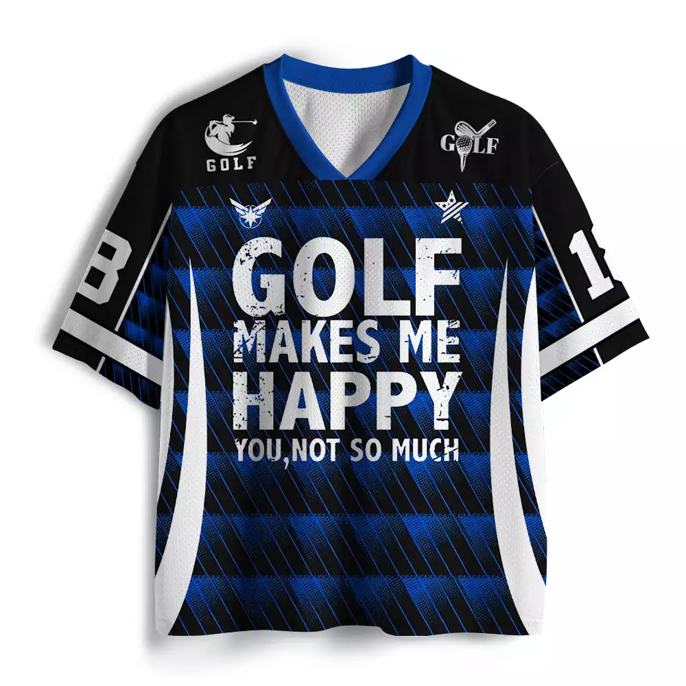 Maturelion Golf Makes Me Happy, You, Not So Much Mesh Jersey