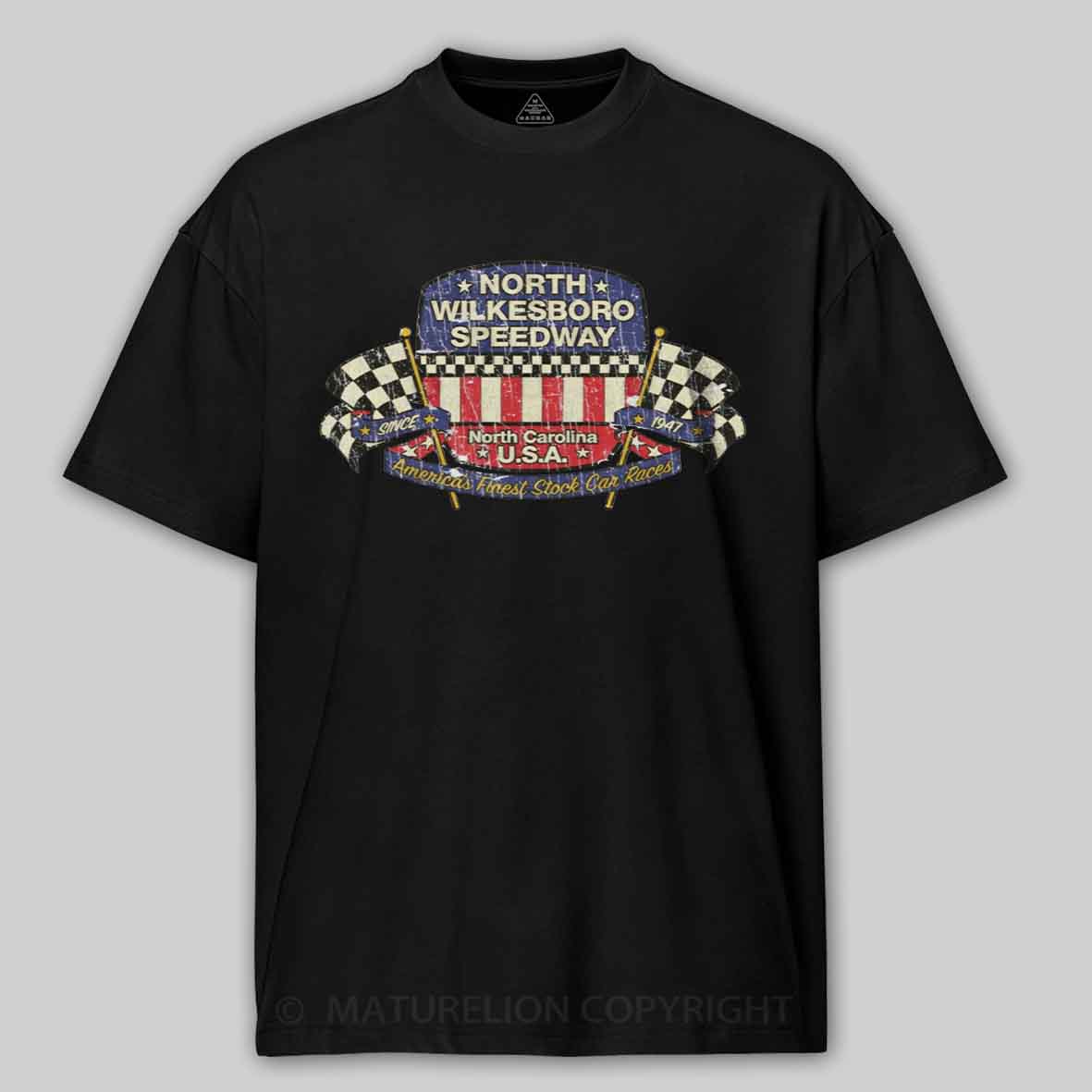 Maturelion North Wilkesboro Speedway 1947 Cotton T-shirt