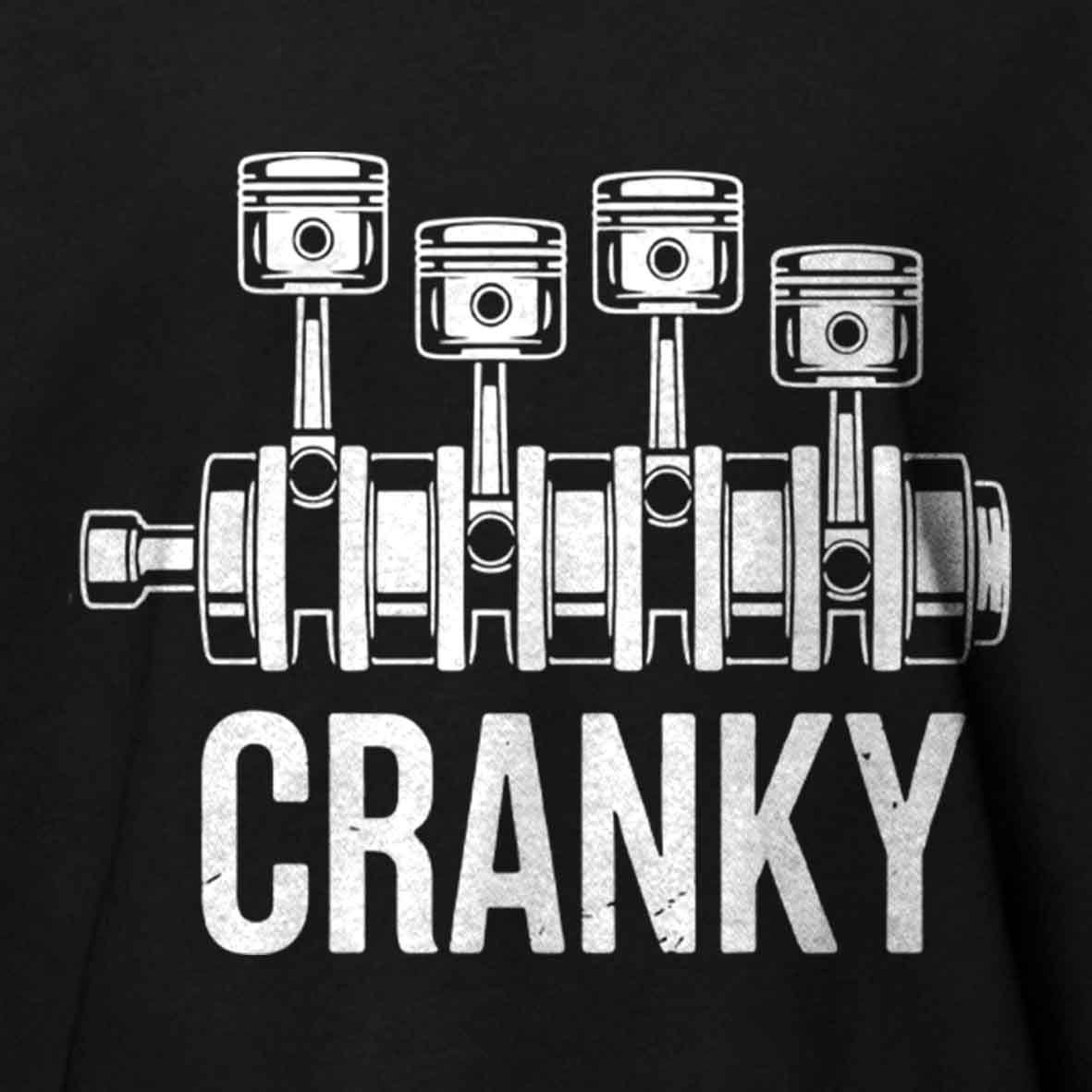 Maturelion Cranky Car Engine Cotton T-shirt