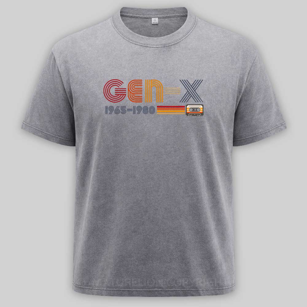 Maturelion Retro Gen X Washed T-shirt