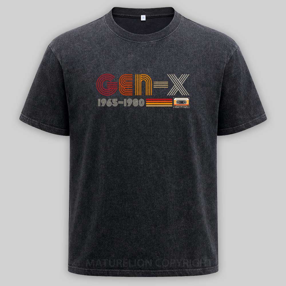 Maturelion Retro Gen X Washed T-shirt