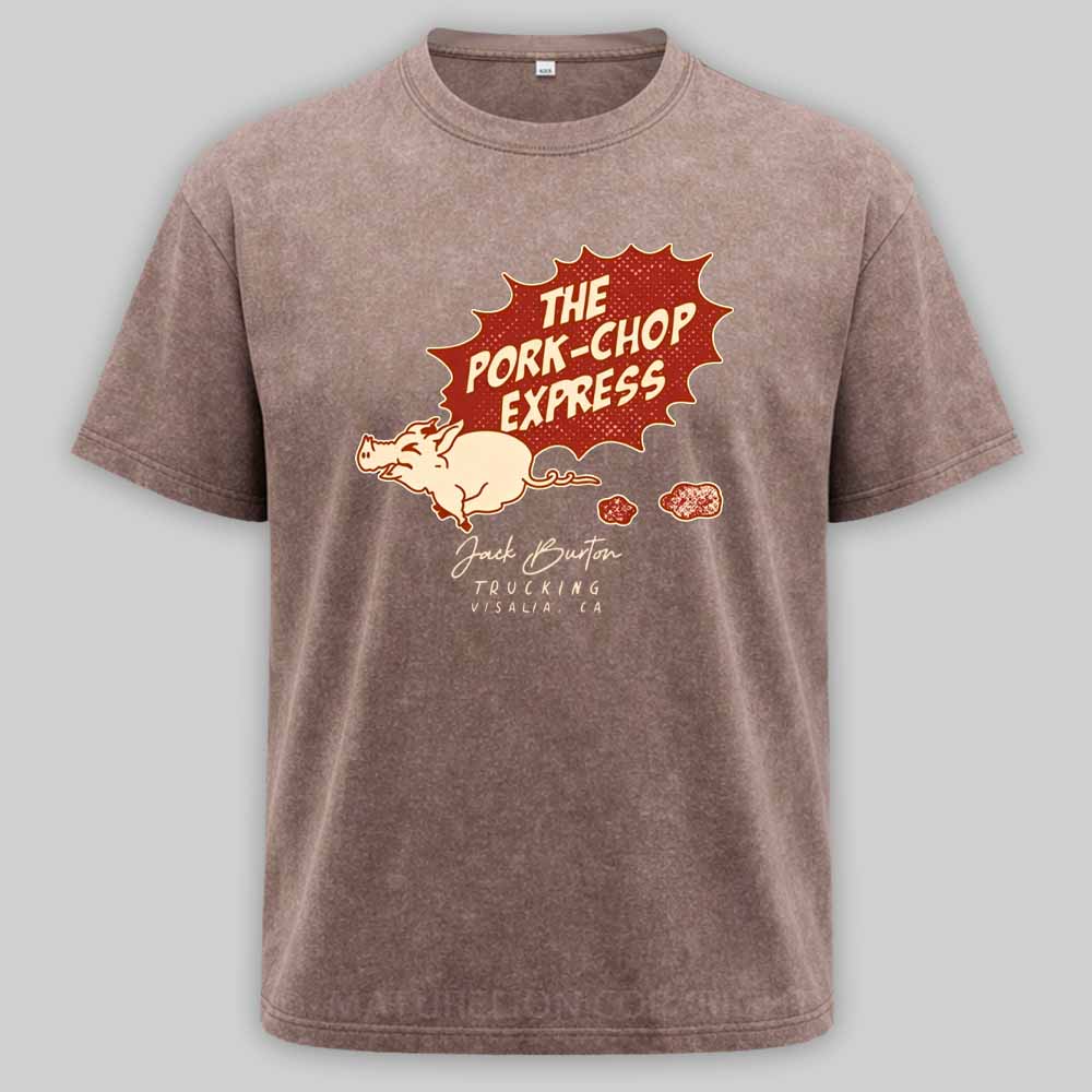 Maturelion The Pork Chop Express Vintage Washed T-shirt
