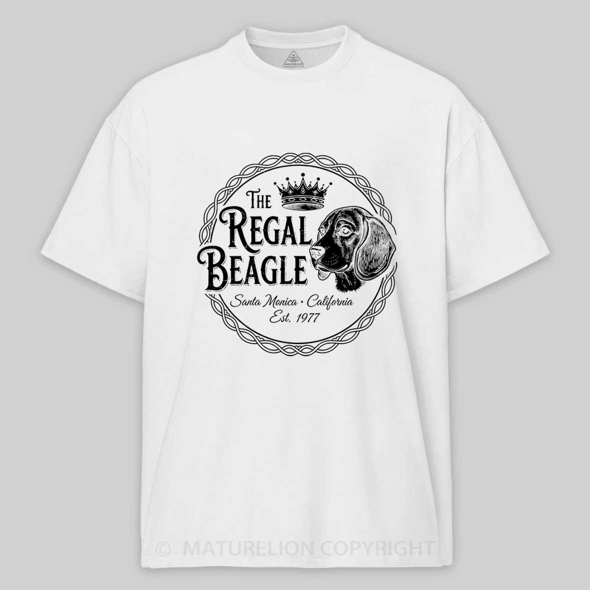 Maturelion Regal Beagle Lounge 1977 Worn Cotton T-shirt