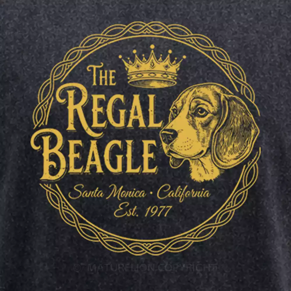 Maturelion Regal Beagle Lounge 1977 Worn Washed T-shirt