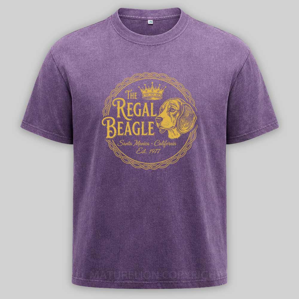 Maturelion Regal Beagle Lounge 1977 Worn Washed T-shirt
