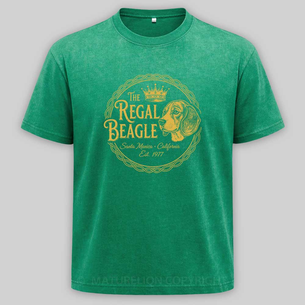 Maturelion Regal Beagle Lounge 1977 Worn Washed T-shirt