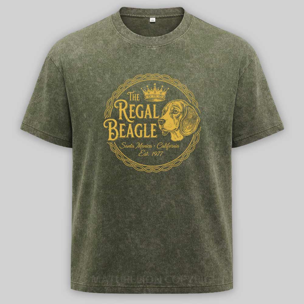 Maturelion Regal Beagle Lounge 1977 Worn Washed T-shirt