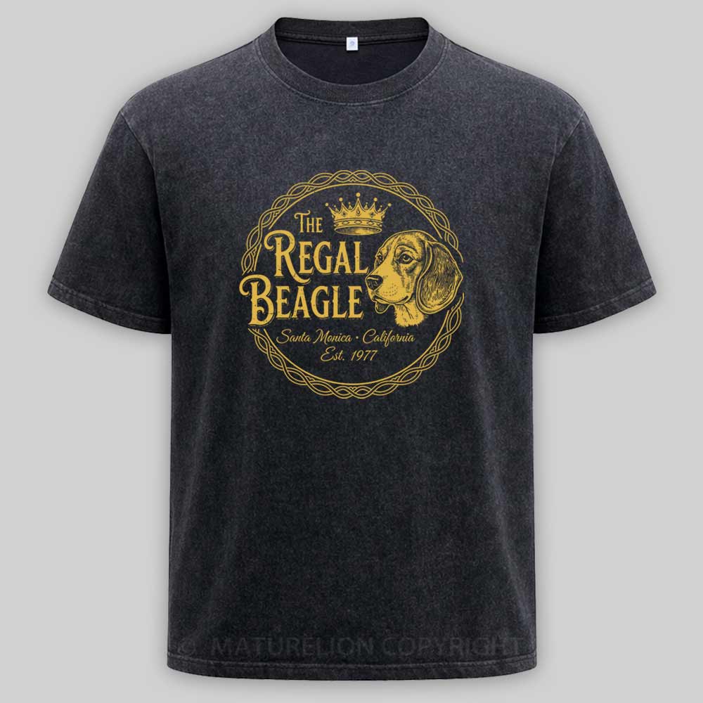 Maturelion Regal Beagle Lounge 1977 Worn Washed T-shirt