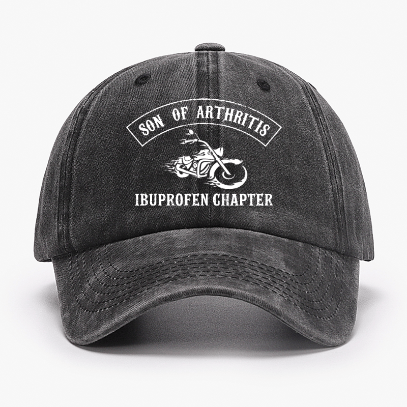 Sons Of Arthritis Ibuprofen Chapter Funny Biker Cap-Maturelion
