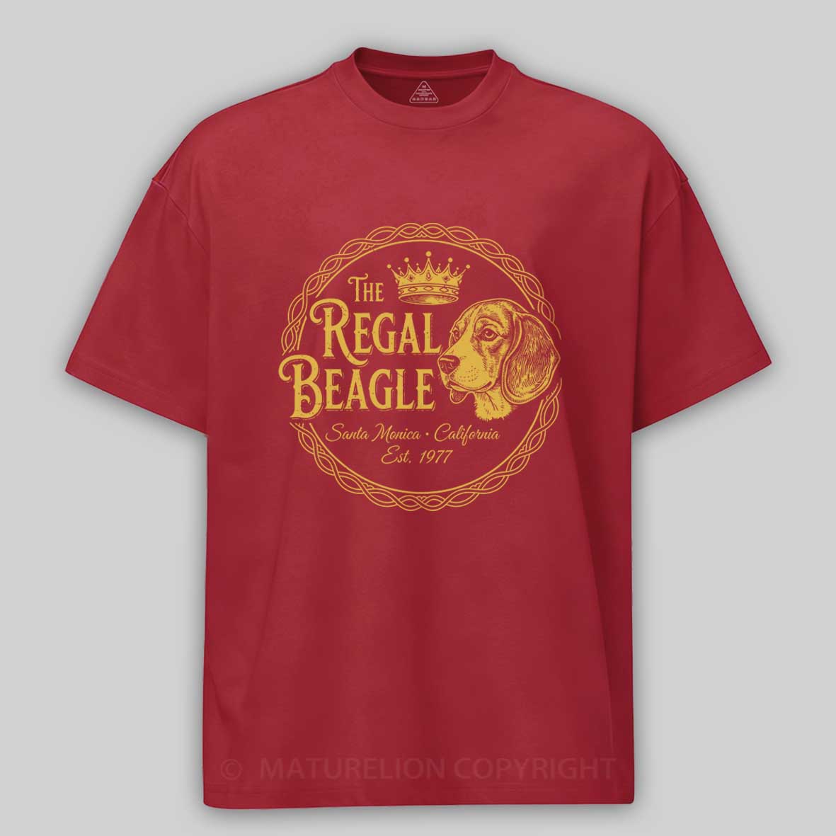 Maturelion Regal Beagle Lounge 1977 Worn Cotton T-shirt