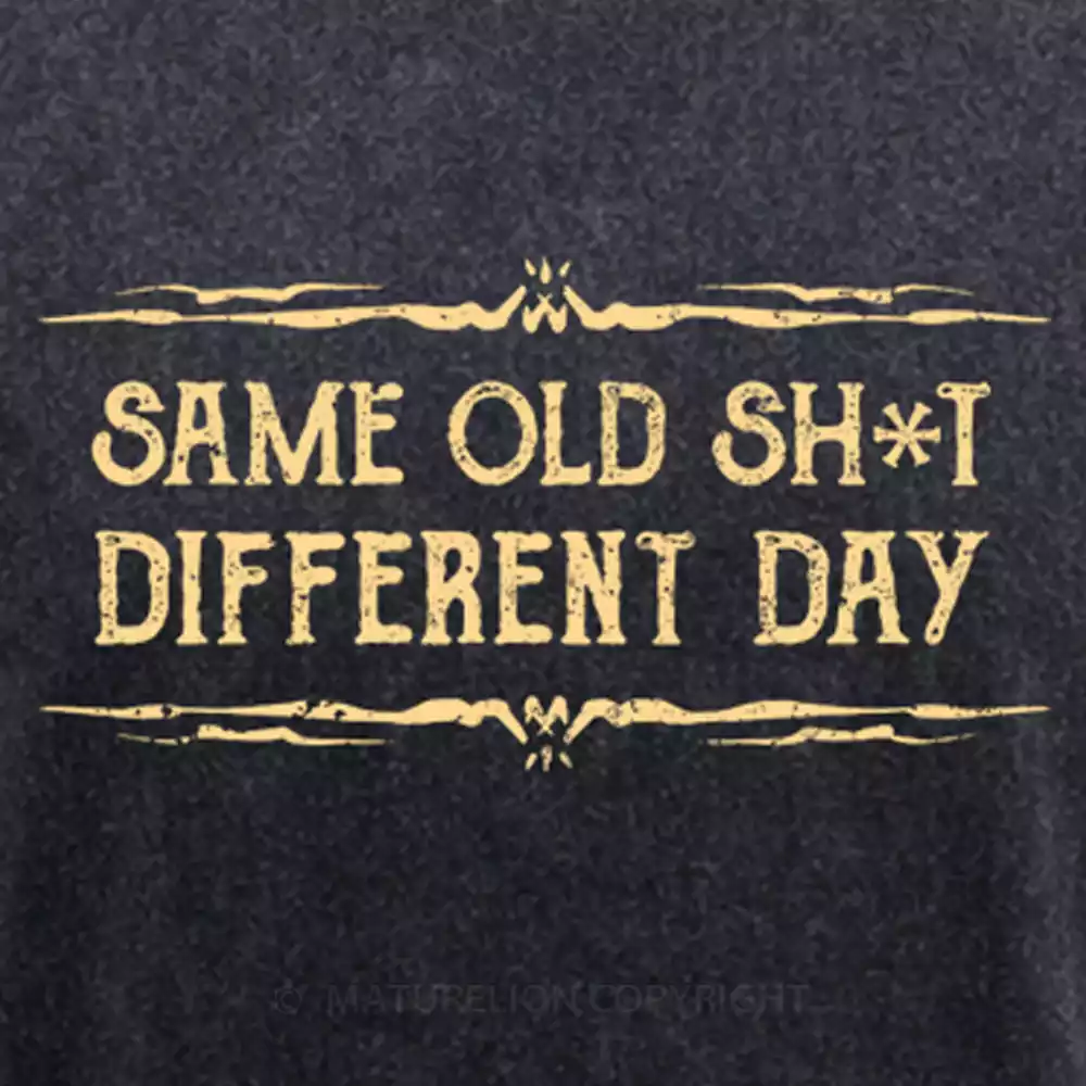 Maturelion Same Old Stuff, Different Washed T-shirt