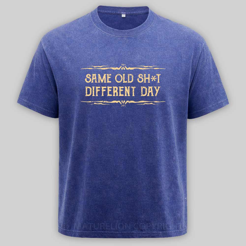 Maturelion Same Old Stuff, Different Washed T-shirt