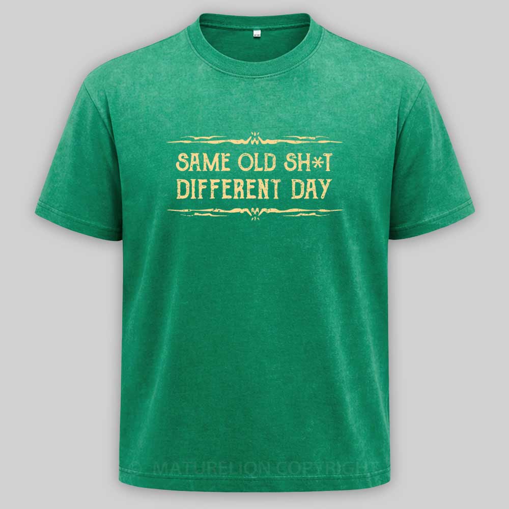 Maturelion Same Old Stuff, Different Washed T-shirt