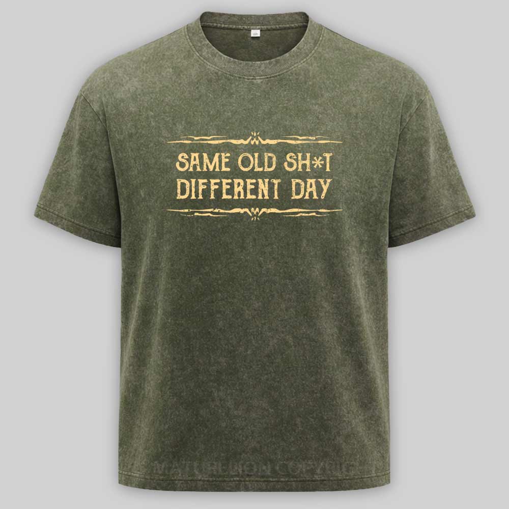 Maturelion Same Old Stuff, Different Washed T-shirt